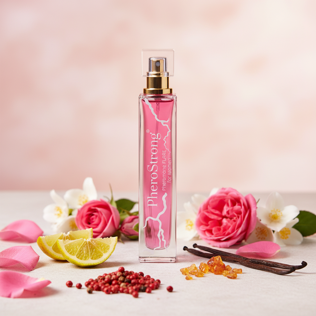 Lifestyle-Motiv zu PheroStrong Flare Damenparfum